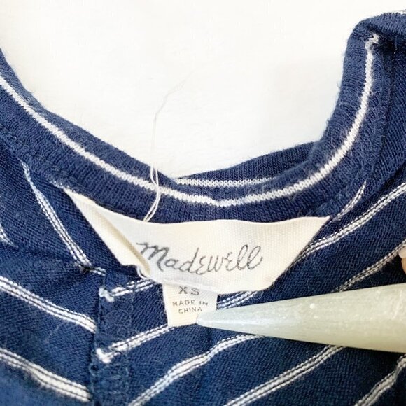 Madewell highpoint chevron stripe tank dress made of supersoft jersey - XS - Picture 5 of 9